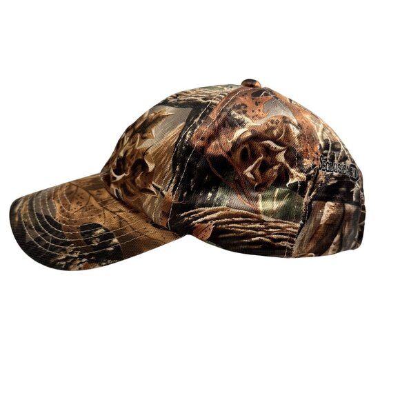 Cabela's Camo Strap Back Cap Hat Seclusion 3D Pattern With GO AWAY REPELLENT - Picture 3 of 12